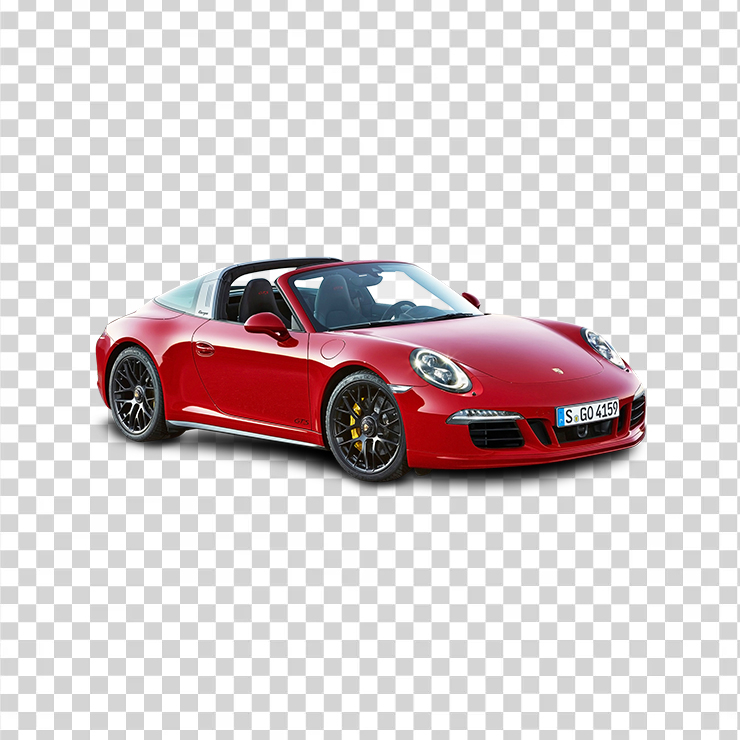 Red Porsche targagts Car