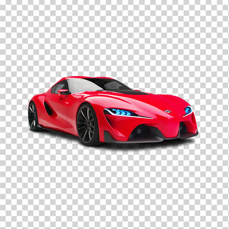 Red Toyota Ft Sports Car