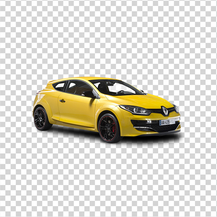 Renault Megane Rs Yellow Car