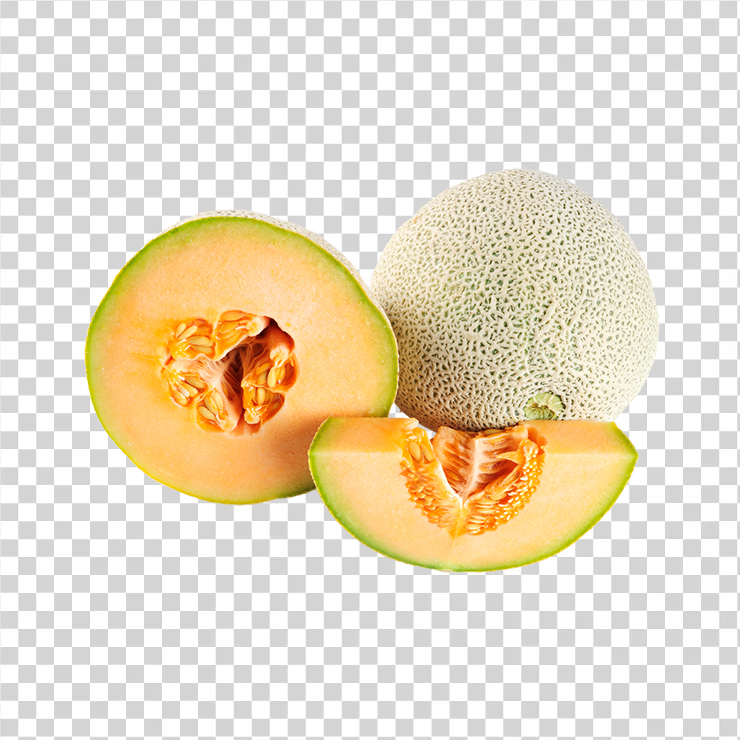 Ripe Cantaloupe Melon