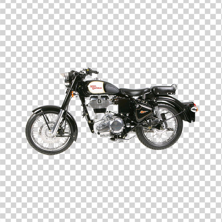Royal Enfield Classic Black Motorcycle Bike