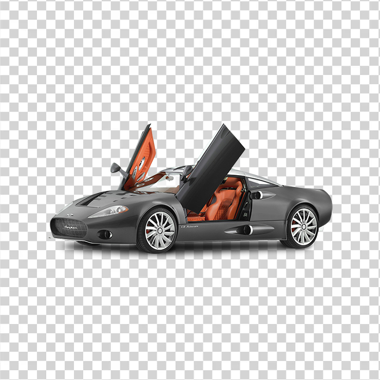 Spyker C Aileron Gray Car