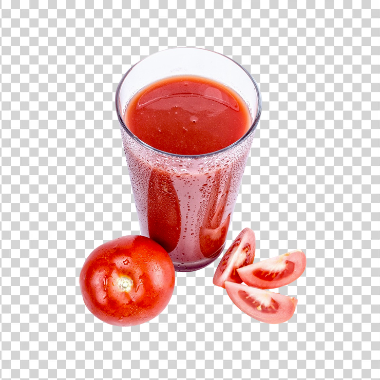 Tomato juice top view