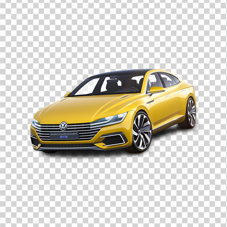 Volkswagen Sport Coupe Gte Yellow Car