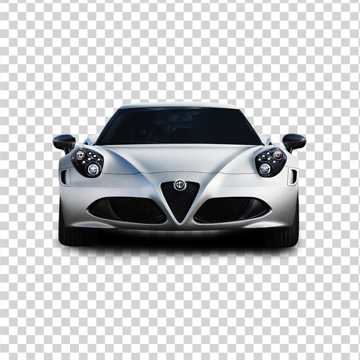 White Alfa Romeo C Car