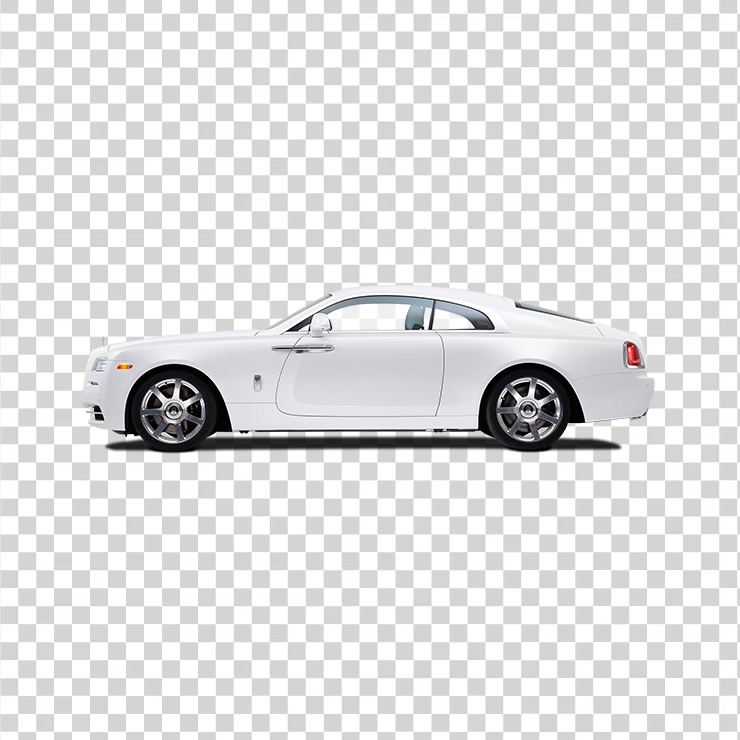 White Rolls Royce Wraith Car