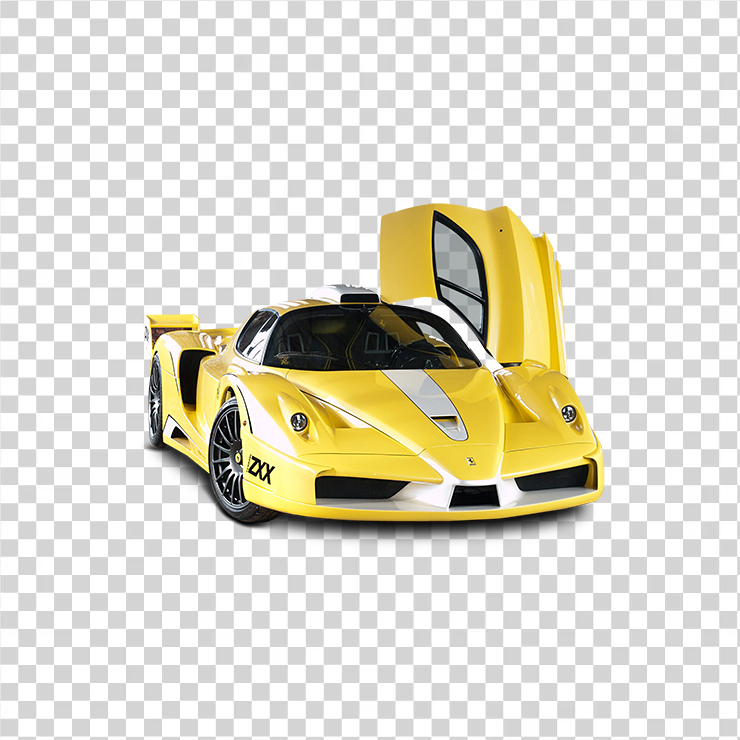 Yellow Ferrari Enzo Edo Car