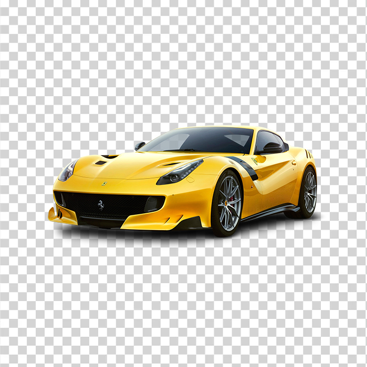 Yellow Ferrari Ftdf Car