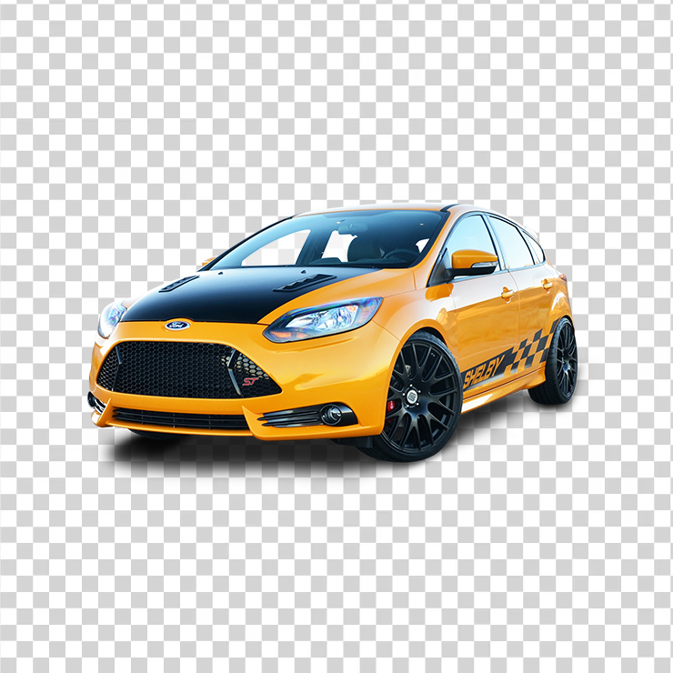 Yellow Ford Shelby Focus St Car