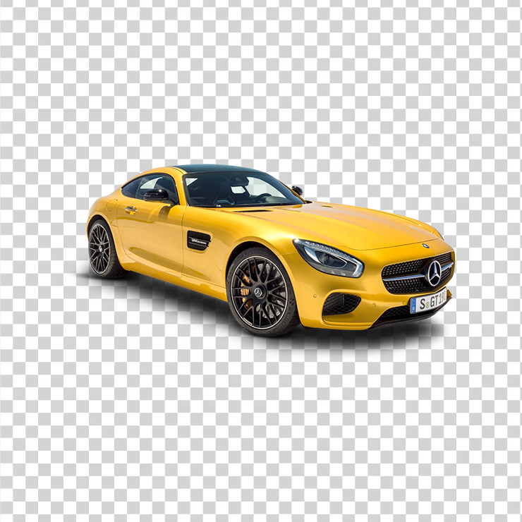 Yellow Mercedes Amg Gt Solarbeam Car