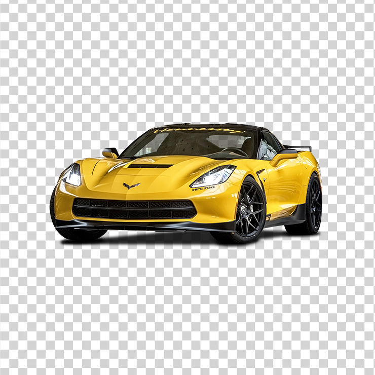 Yellow Ruffer Performance Chevrolet Corvette Stingray Hpe Car