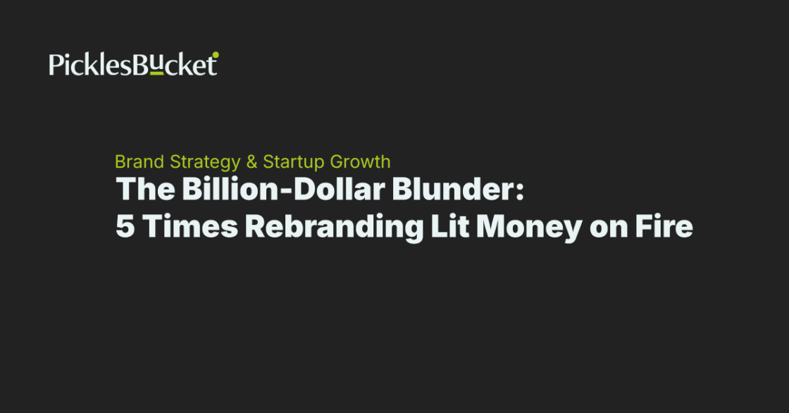 The Billion-Dollar Blunder: 5 Times Rebranding Lit Money on Fire