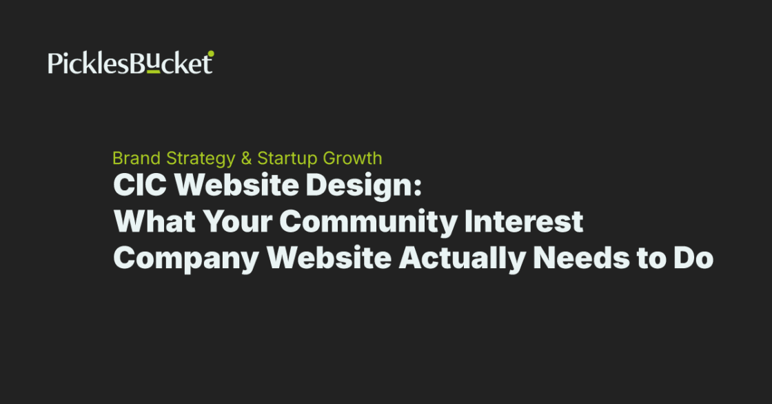 CIC Website Design: What Your Community Interest Company Website Actually Needs to Do